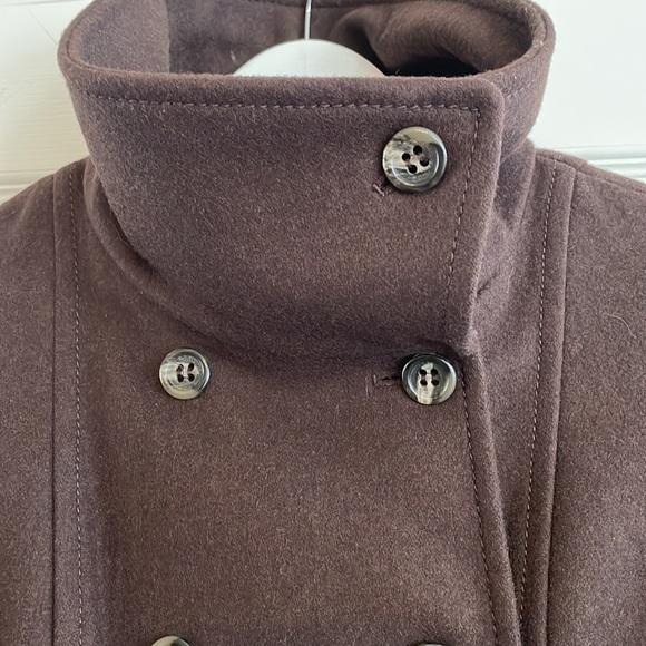 BCBG Max Azria Brown Military Style Wool Coat size M - Picture 2 of 14